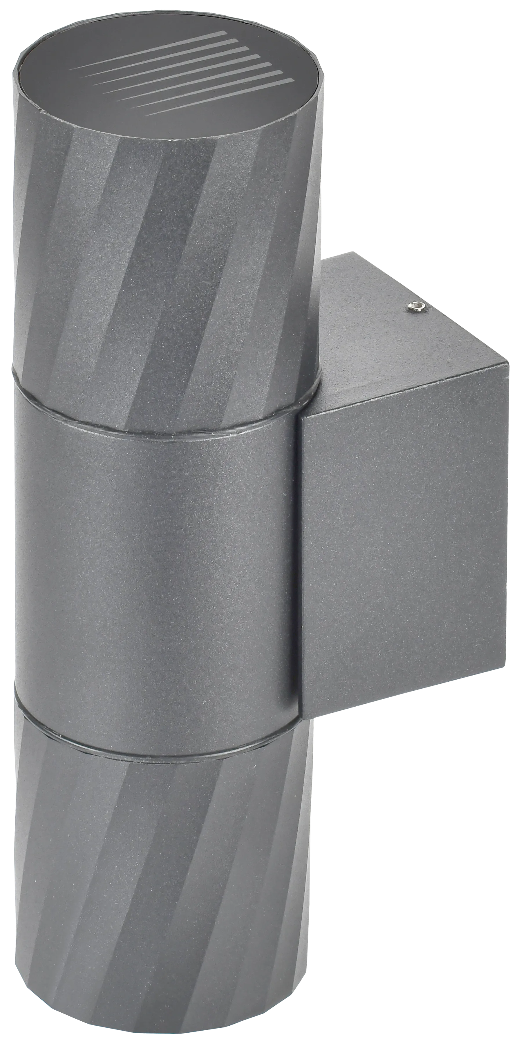 LIGHTING Светильник уличный 5221 настенный под лампу 2хGU10 IP65 серый IEK