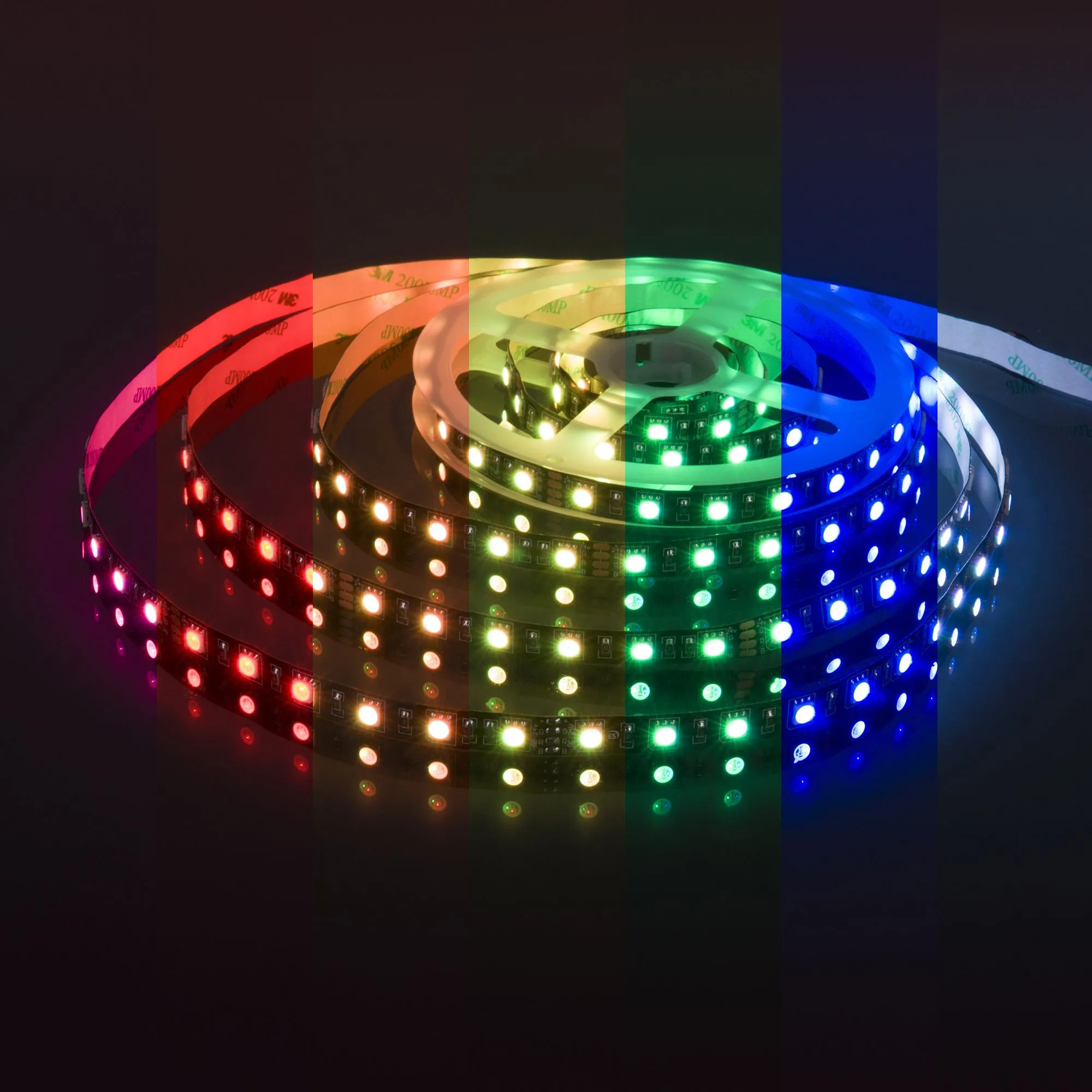 Лента светодиодная 24V 14,4W 60Led 5050 IP20 RGB, Black, 5м Elektrostandard - Фото 2
