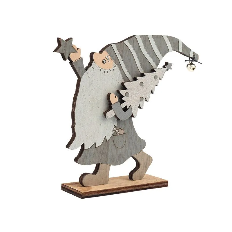 Деревянная фигурка Гномик 17х4х15 см - Фото 3