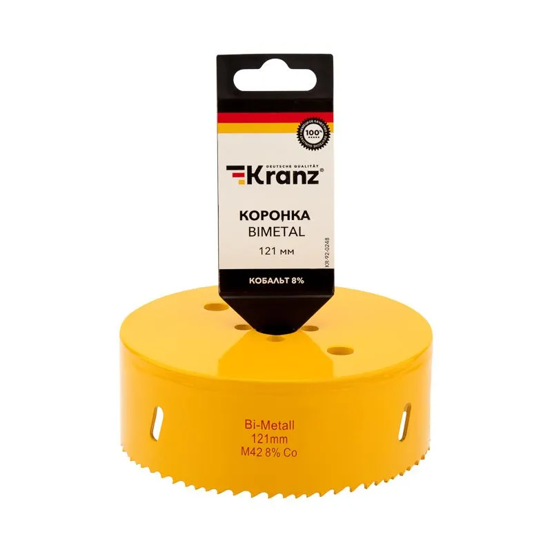 Коронка Bimetal 121мм KRANZ - Фото 3
