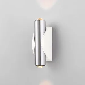 Светильник светодиодный настенный Steel LED 40109/LED белый/сталь Elektrostandard a055628