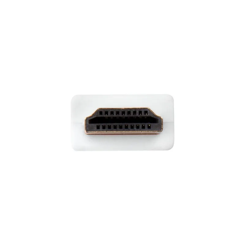 Кабель HDMI - HDMI 1.4, 2м, Gold, белый REXANT - Фото 4