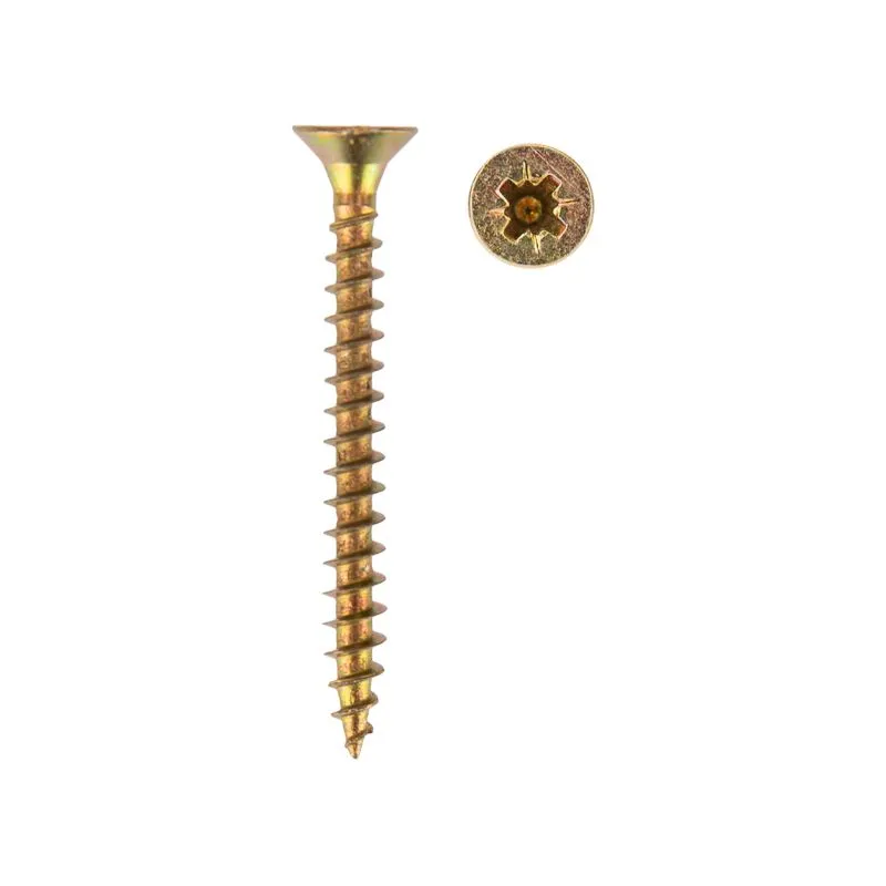 Саморез универсальный KRANZ 4х40, желтый цинк, упаковка поставщика ( 6 000 шт. ) - Фото 2