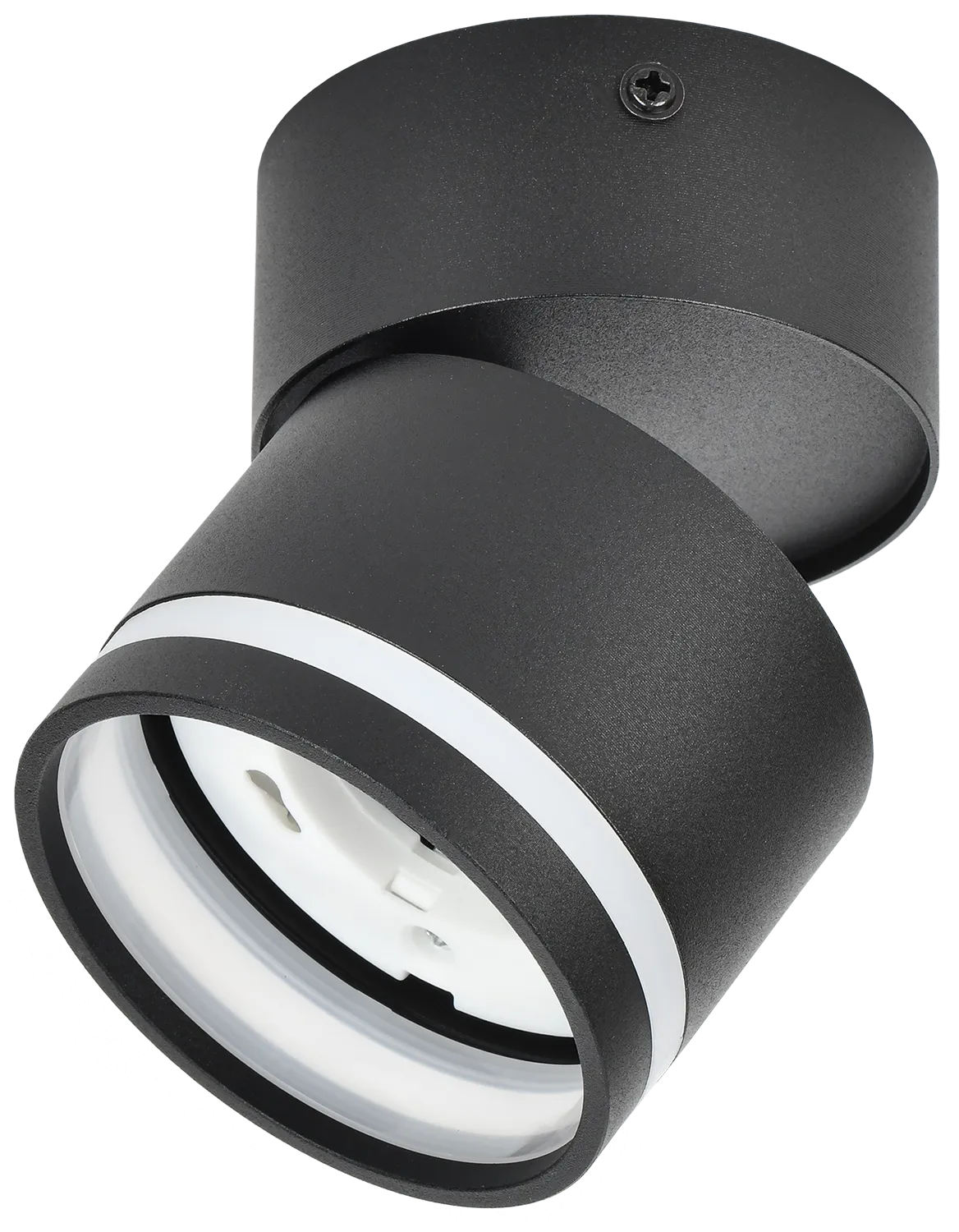 LIGHTING Светильник 4034 настенно-потолочный под лампу GX53 черный IEK LT-USB0-4034-GX53-1-K02