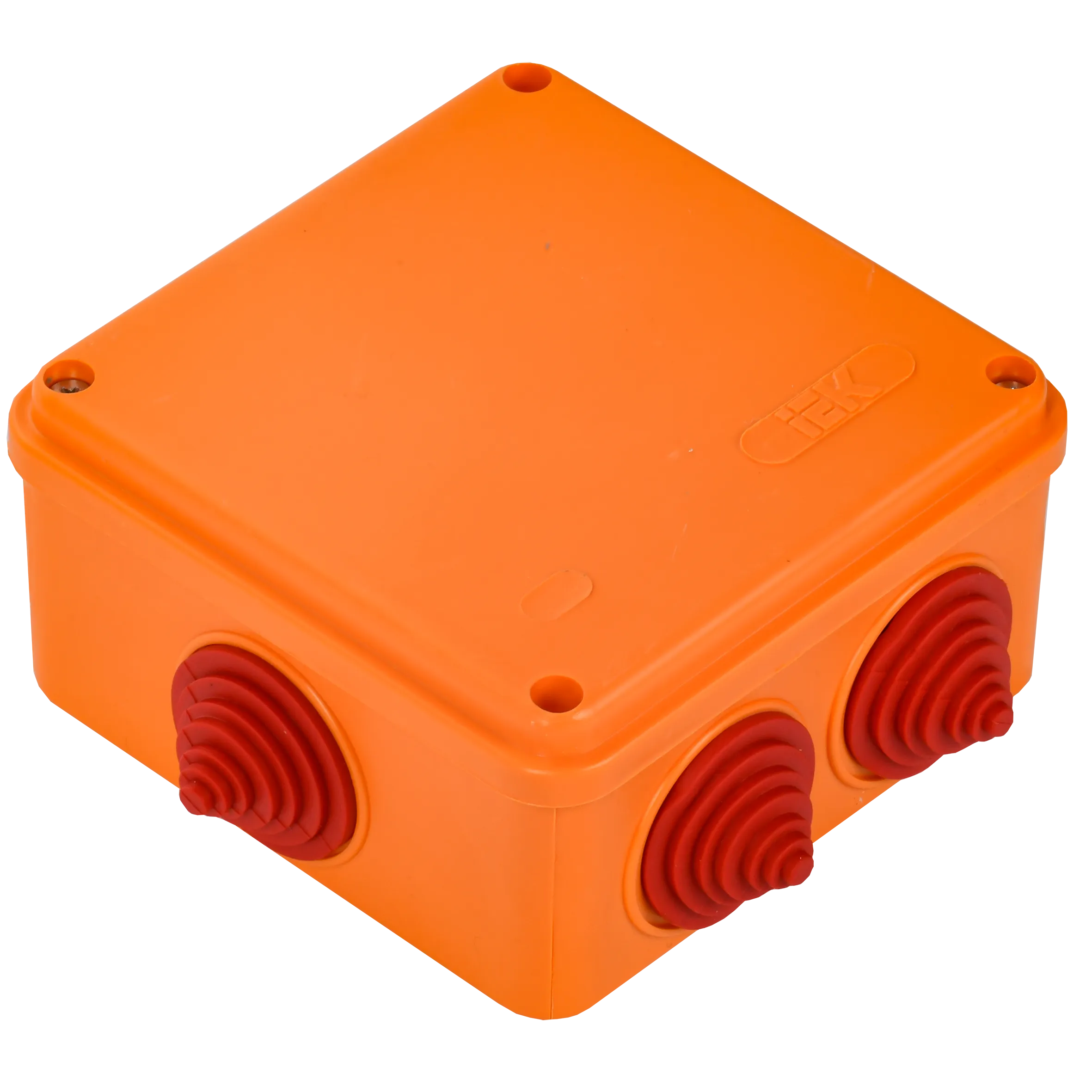 Коробка распаячная огнестойкая ПС безгалогенная (HF) 100х100х50мм 6P 4мм2 IP55 6 вводов IEK - Фото 4