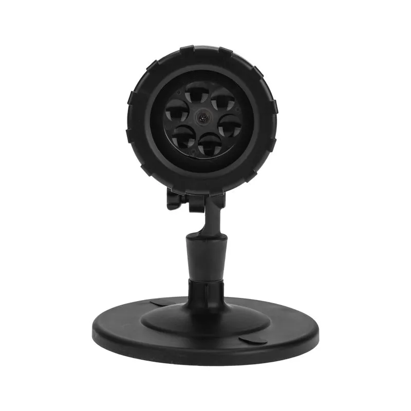 LED проектор, белые снежинки, 230В - Фото 4