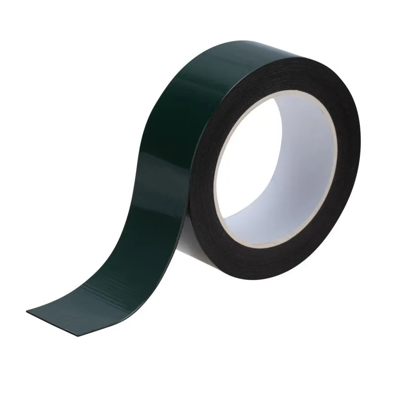 Двухсторонний скотч REXANT, черная, вспененная ЭВА основа, 40 мм, ролик 5 м