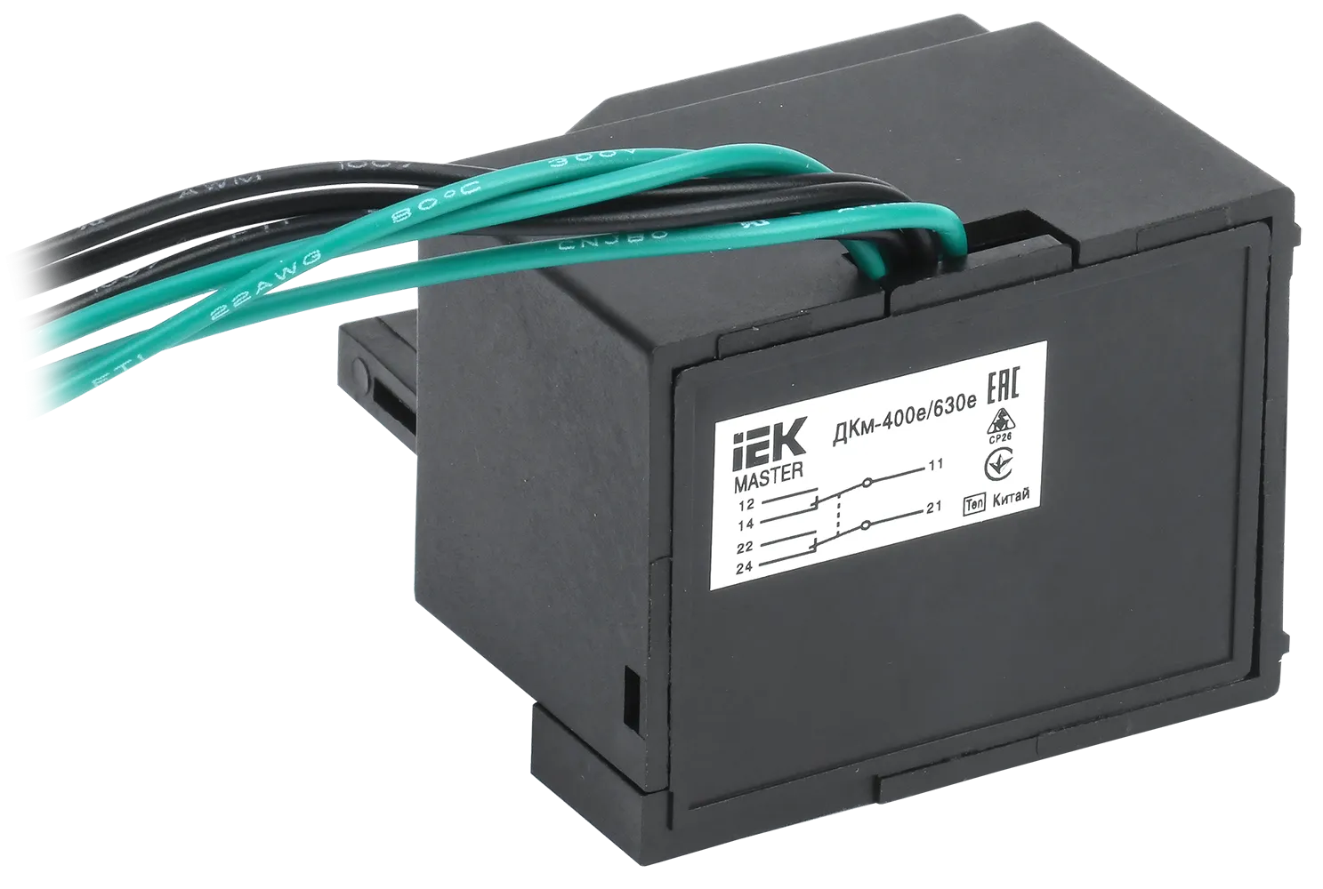 Контакт дополнительный ДКм-400е/630е (ДКм-39) для ВА88-39 MASTER с электронным расцепителем IEK SVA41D-DK-1-02