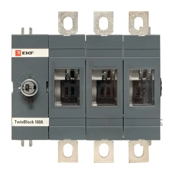 Рубильник 160A 3P без рукоятки управления TwinBlock EKF - Фото 6
