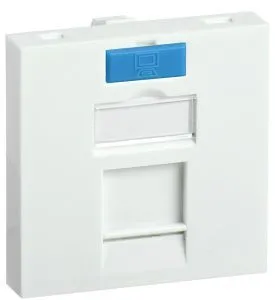 ITK Вставка 45х45мм для 1 модуля Keystone Jack с маркером CS6-12M