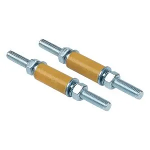 Втулочный изолятор Д=40 мм со шпилькой и крепежом (2 шт) EKF PROxima BSS40FA