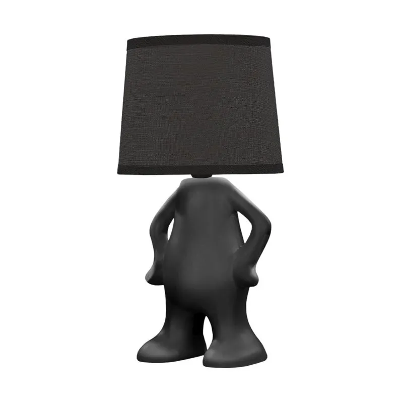 Светильник декоративный Человечек, черный с черным абажуром, Е27 REXANT 603-1038