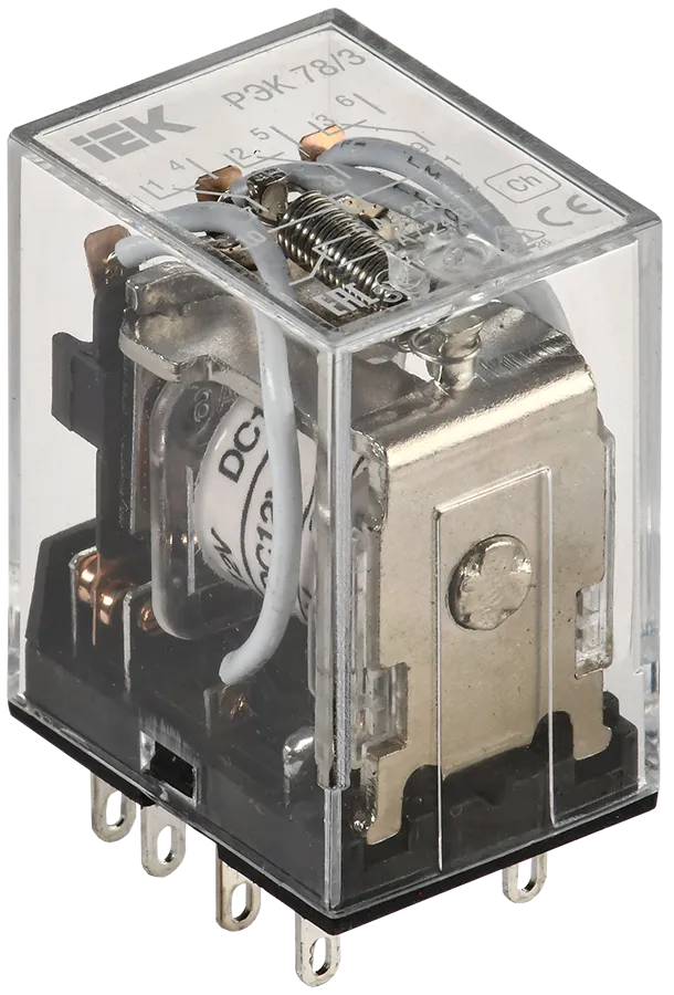 Реле РЭК78/3(MY3) 5А 12В DC IEK