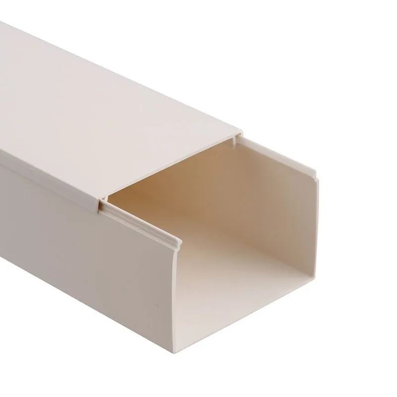 Кабель-канал 80х60мм, белый REXANT (8м/уп) - Фото 2