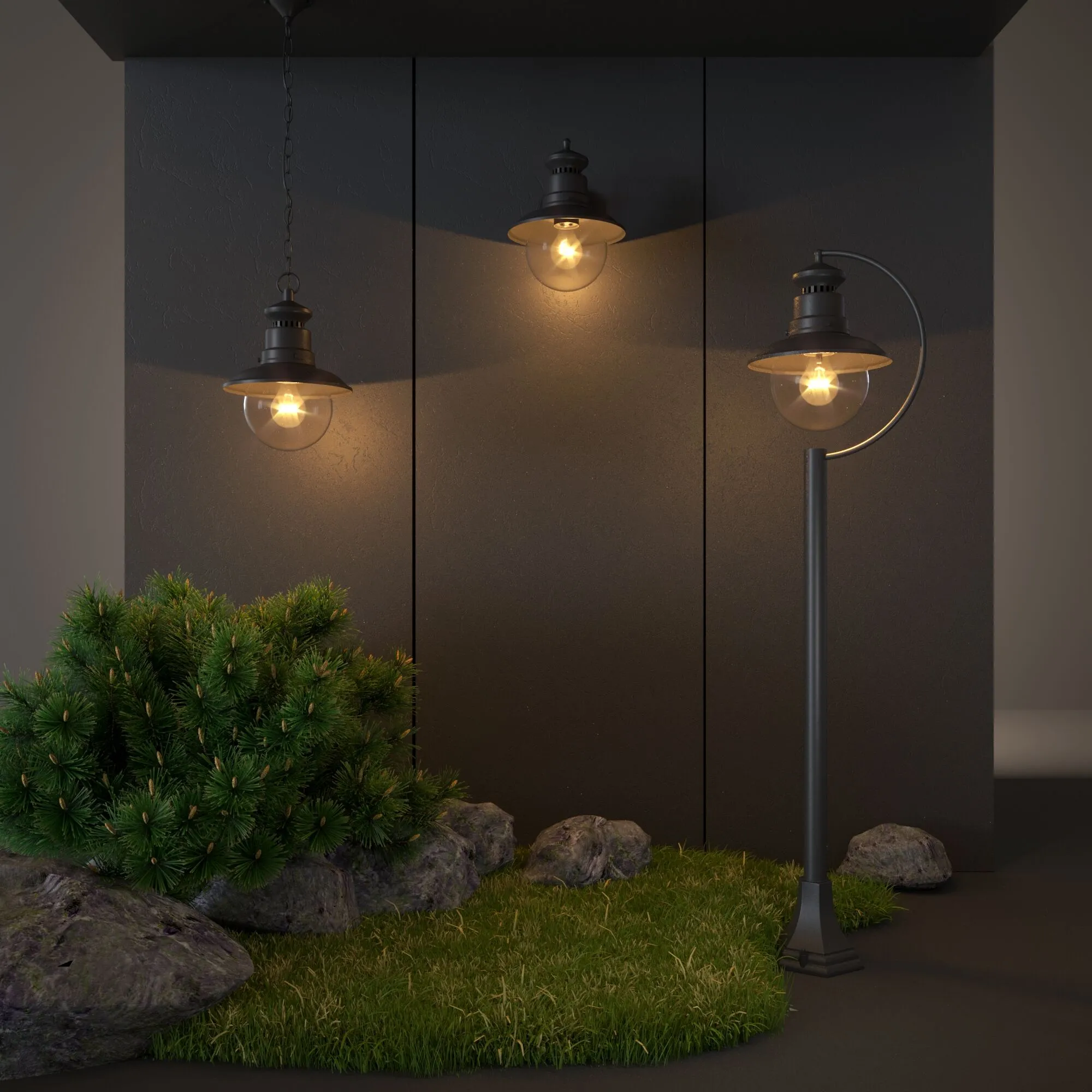 Светильник уличный на столбе IP44 Talli F черный GL 3002F Elektrostandard - Фото 4