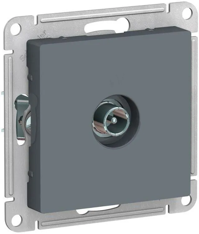 Розетка телевизионная оконечная TV AtlasDesign 1дБ механизм грифель SE ATN000791