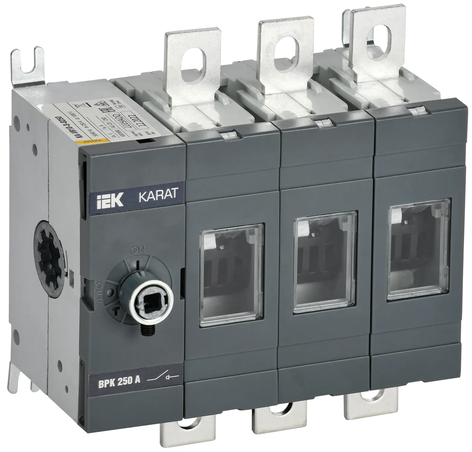 KARAT Выключатель-разъединитель ВРК без рукоятки управления 3P 250А IEK KA-VR10-3-0250