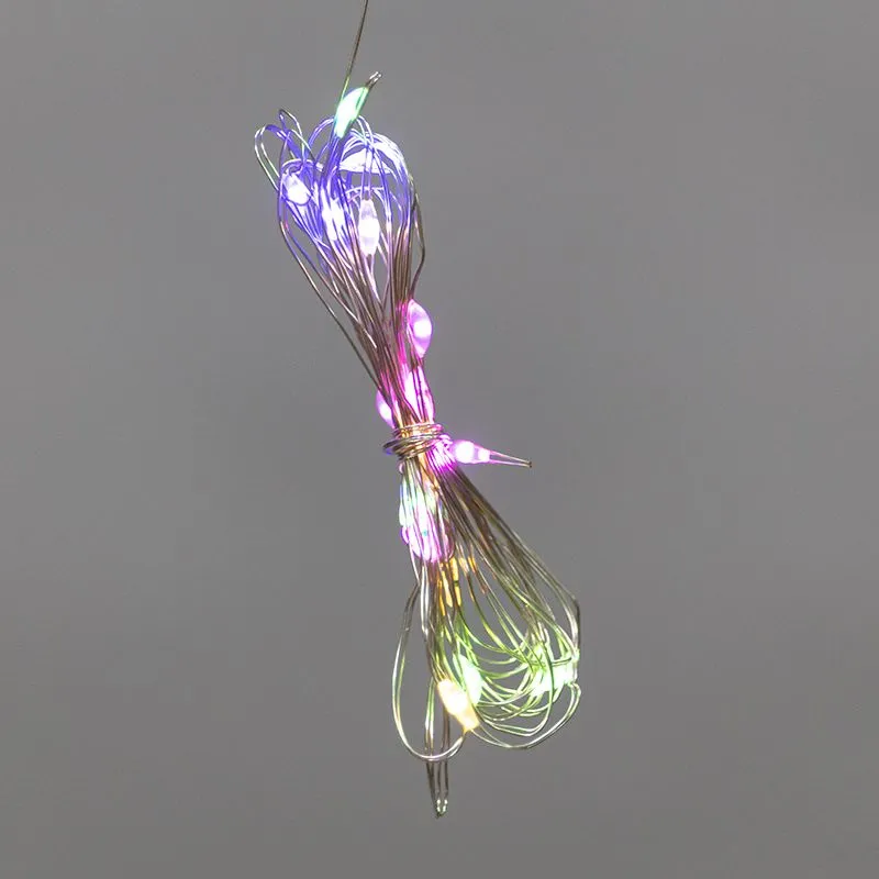 Гирлянда Светодиодный дождь из росы 3х2м, мультиколор, USB + пульт управления, с крючками для крепления NEON-NIGHT - Фото 3