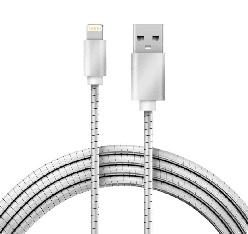 Кабель USB-A – Lightning для Apple, 2,4А, 1м, в металлической оплетке REXANT 18-4247