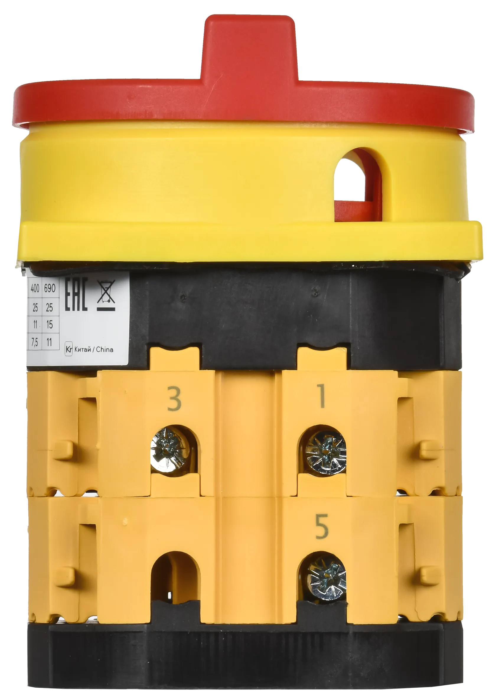 Переключатель кулачковый закрытая рукоятка аварийная 25А схема 10 IEK - Фото 4