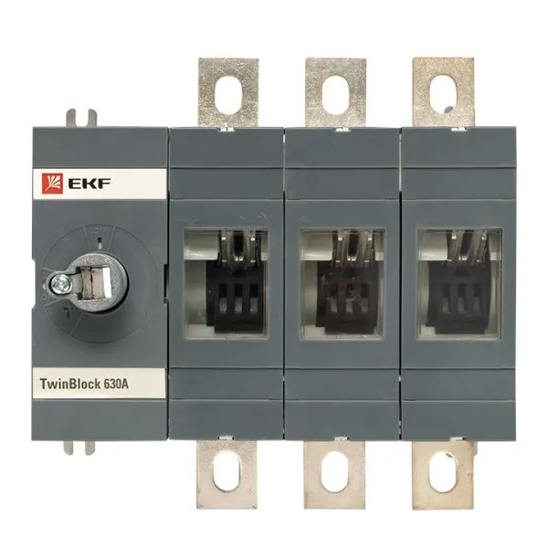 Рубильник 630A 3P без рукоятки управления TwinBlock EKF - Фото 2