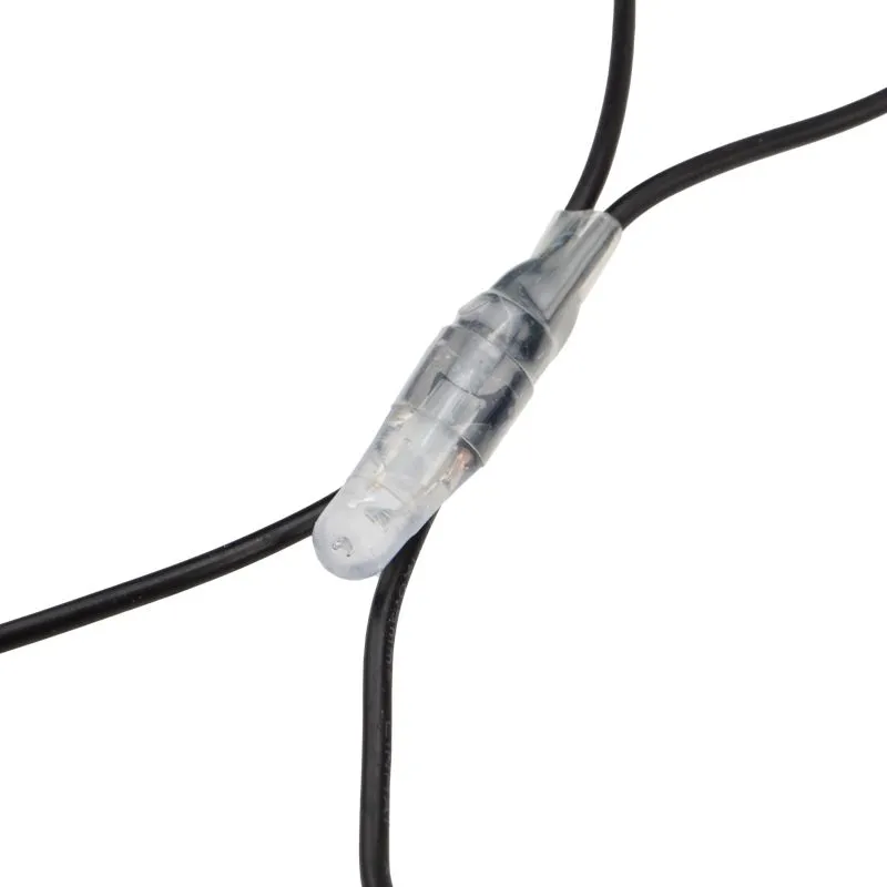 Гирлянда светодиодная Сеть 2х1,5м 288 LED ТЕПЛЫЙ БЕЛЫЙ черный ПВХ IP65 свечение с динамикой блок в комплекте NEON-NIGHT - Фото 4