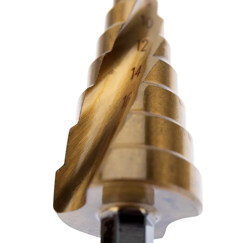 Сверло по металлу ступенчатое ТИТАН 4,0-20,0мм, 76мм, 65 HRC, Р6М5 TiN KRANZ - Фото 4