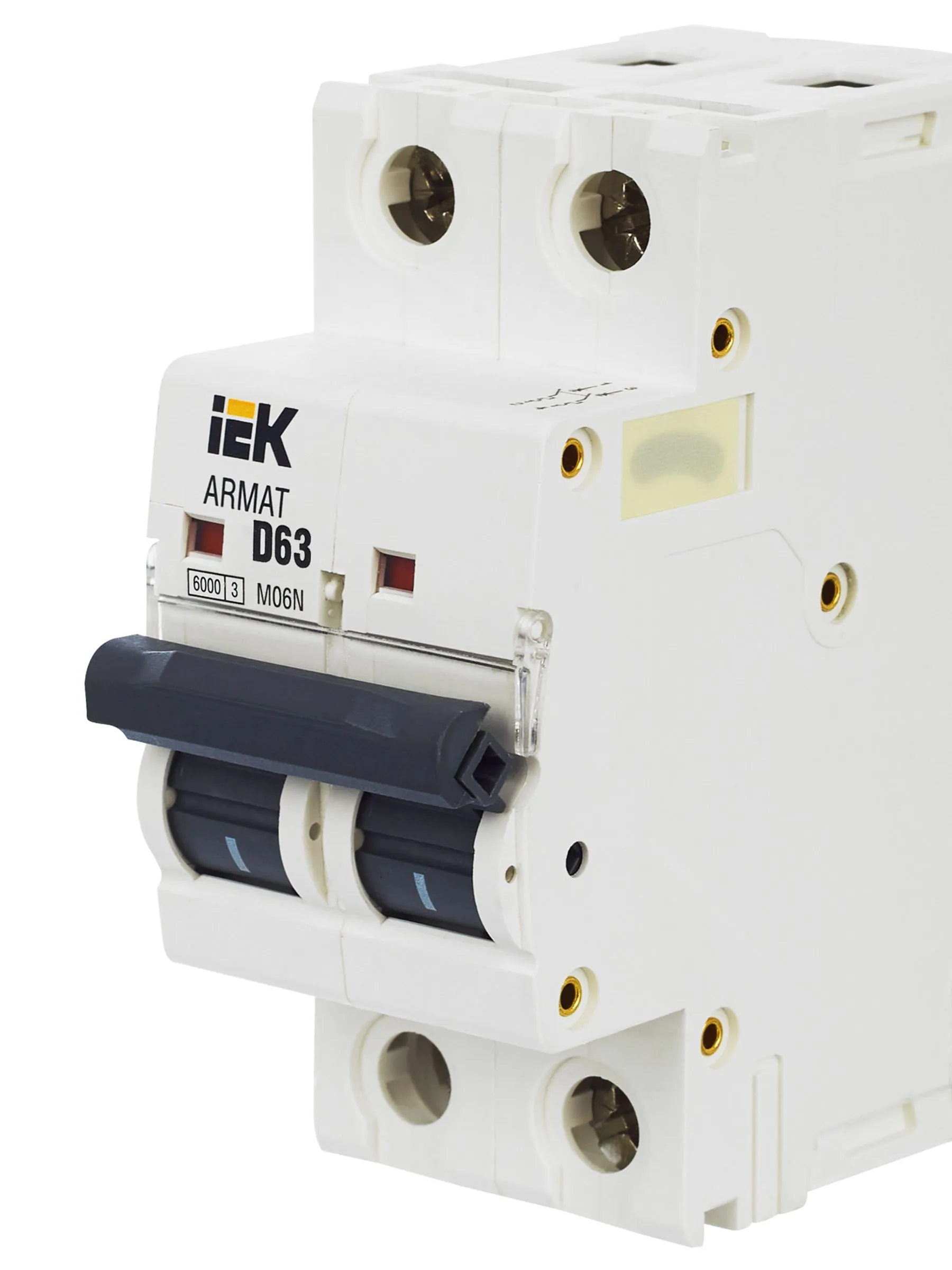 ARMAT Автоматический выключатель M06N 2P D 63А IEK - Фото 3