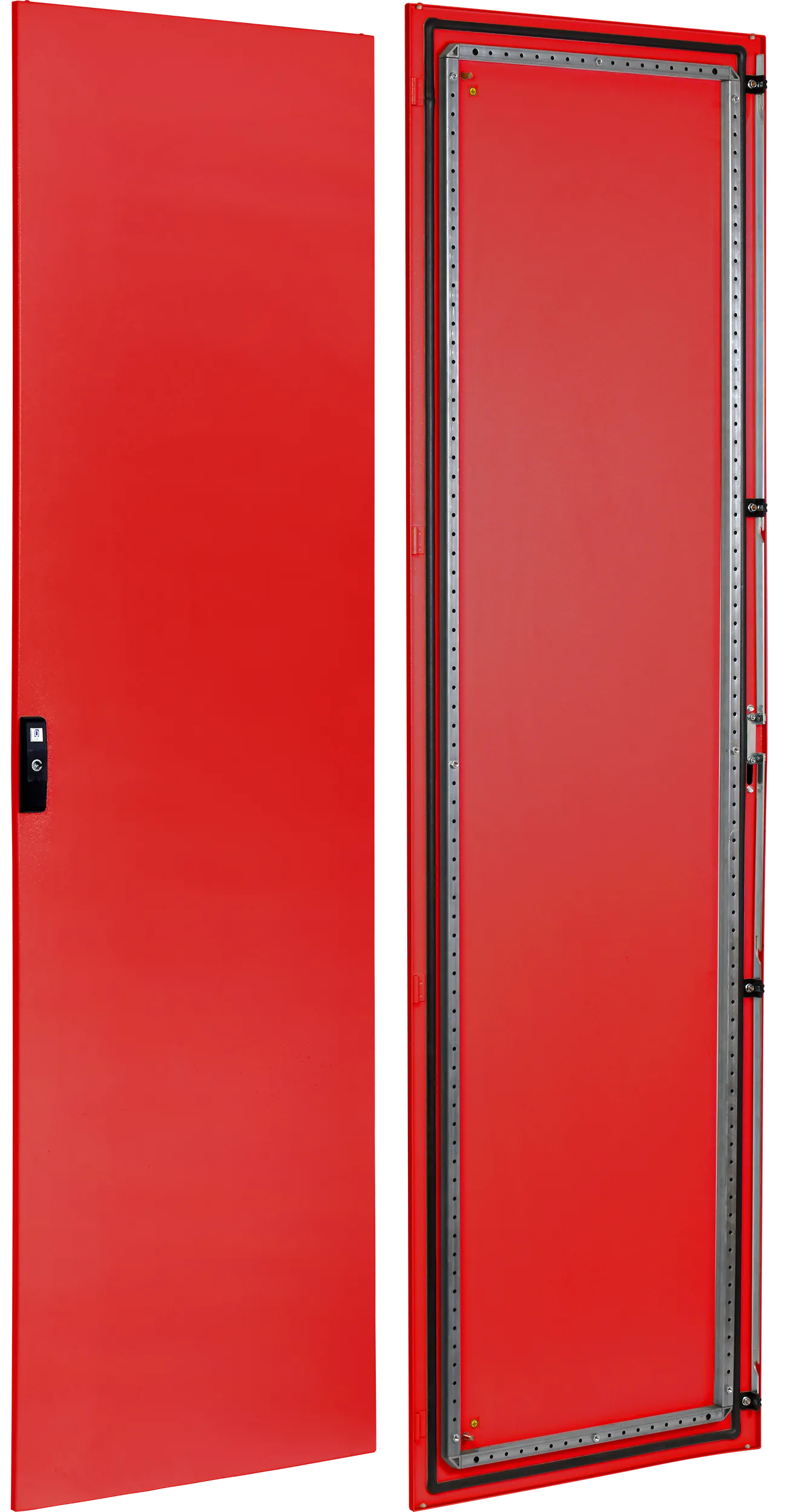 FORMAT Дверь металлическая 2000х800мм RAL3020 красная IEK