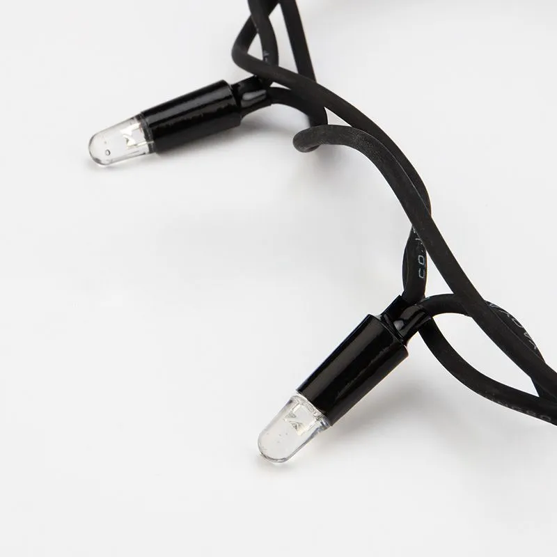 Гирлянда светодиодная Кластер 10м 200 LED ТЕПЛЫЙ БЕЛЫЙ черный каучук IP67 постоянное свечение 230В нужен блок 315-000 NEON-NIGHT - Фото 3