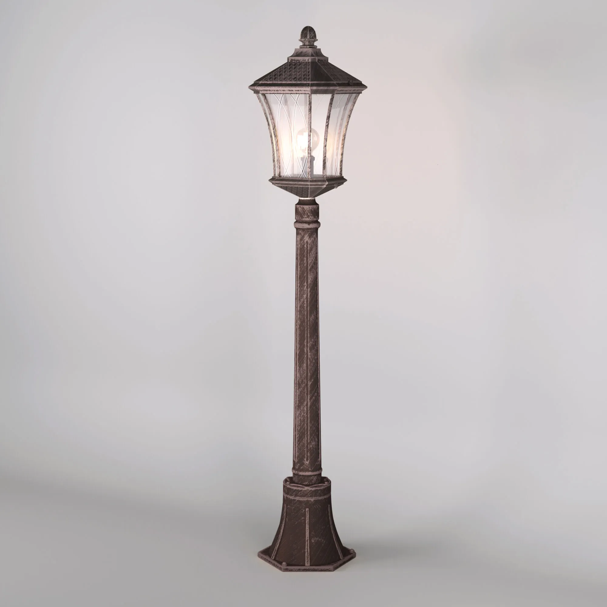 Светильник уличный на столбе IP44 Virgo F капучино GLXT-1450F Elektrostandard