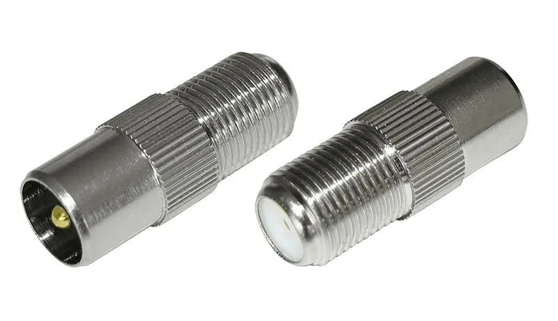 Переходник гнездо F – штекер TV REXANT 05-4303