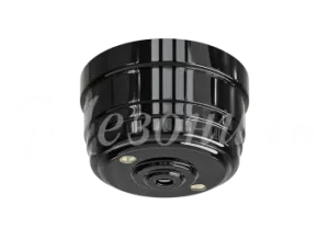 Корпус розетки потолочной пластиковый, D70x40, цвет - черный, серия УСАДЬБА, ТМ МЕЗОНИНЪ GE30811-05