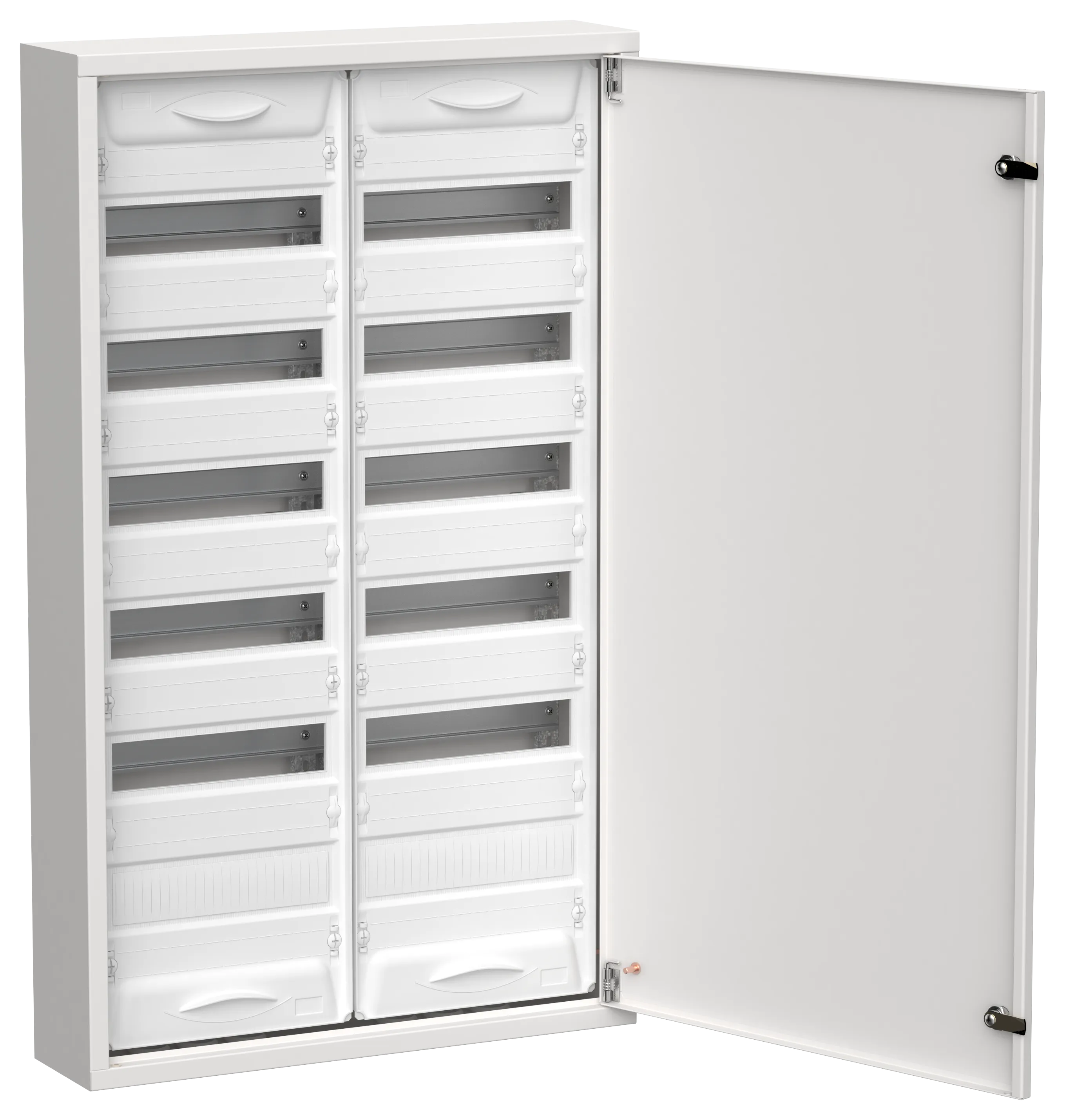 TITAN 5 Корпус металлический ЩРн-144 (2х72) 960х570х140мм IP31 белый (одна дверь) IEK TI5-50-N-2X072-31