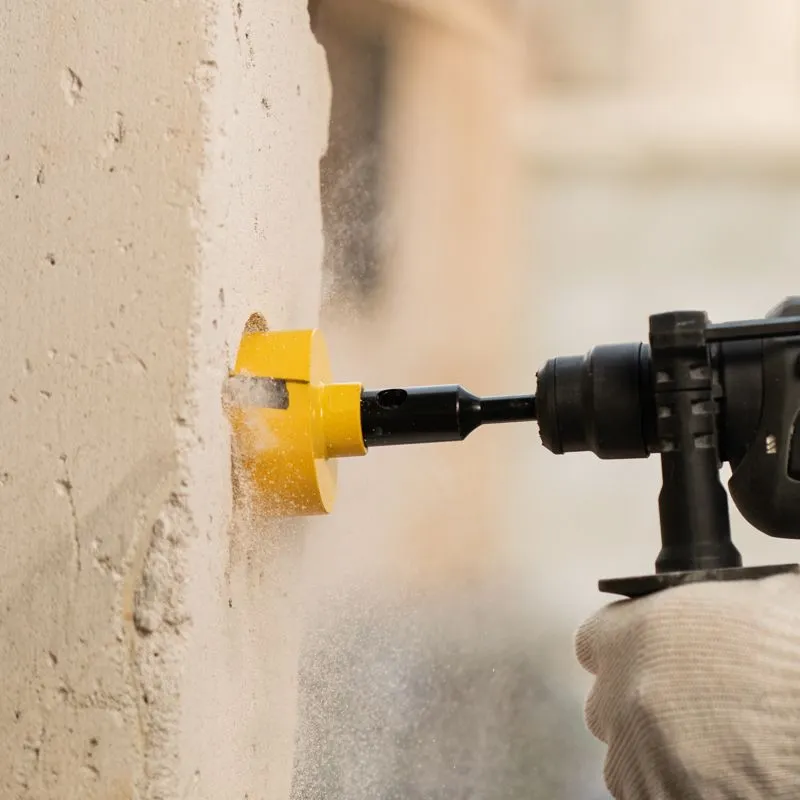 Коронка алмазная по бетону 70мм, L=90мм, М16, сегмент, SDS PLUS KRANZ - Фото 4