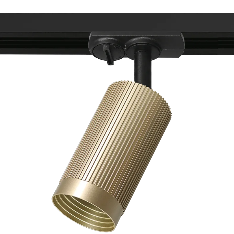 Трековый светильник WOLTA WTL-GU10/19SG LUXOR под лампу GU10 Песочное золото D55x170