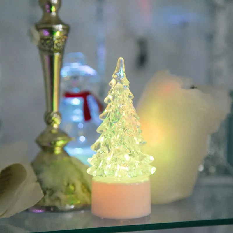 Фигура светодиодная на подставке Елочка маленькая, RGB - Фото 4