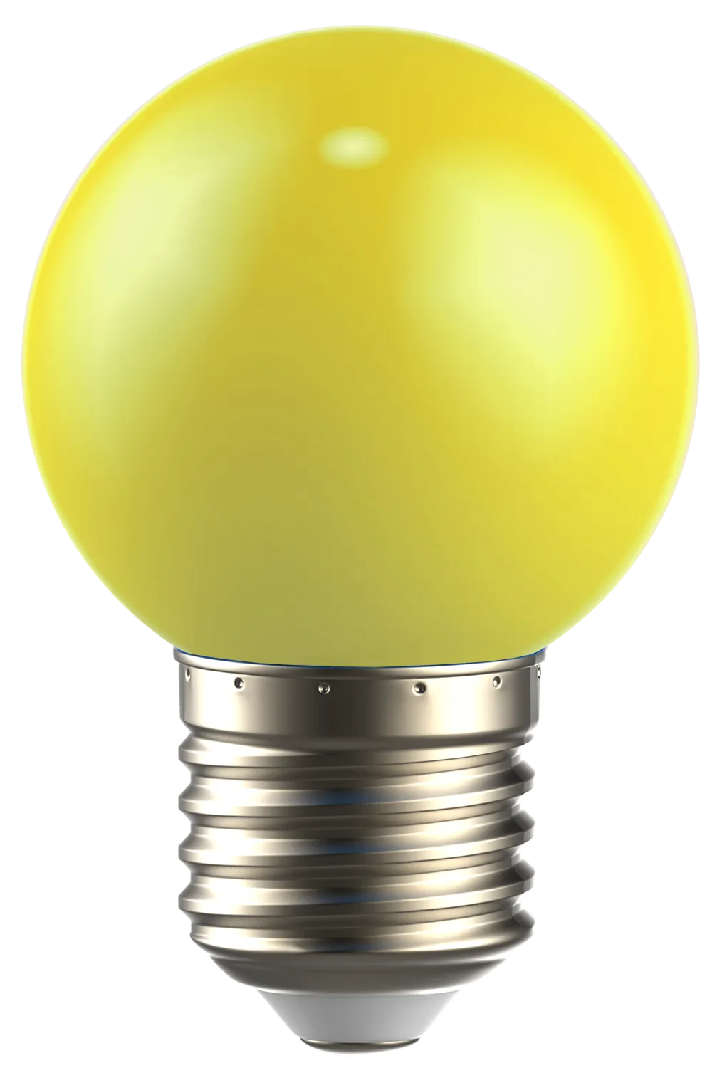 LIGHTING Лампа светодиодная декоративная G45 шар 1Вт 230В желтый E27 IEK - Фото 2