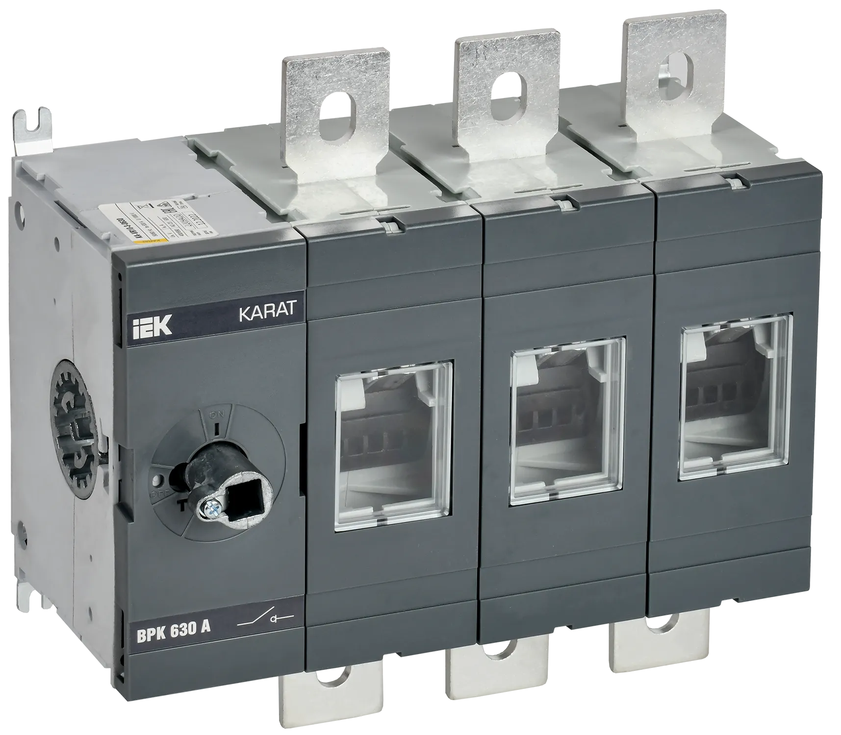 KARAT Выключатель-разъединитель ВРК без рукоятки управления 3P 630А IEK KA-VR10-3-0630