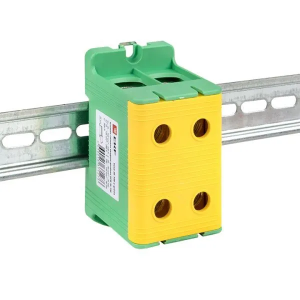 Клемма двойная КСВ 35-150 желто-зеленая EKF - Фото 23