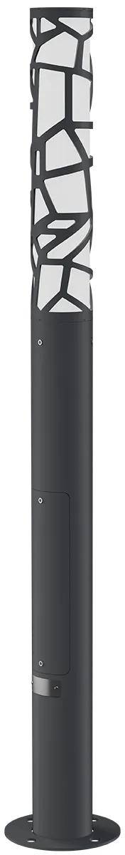 Светильник L-park PILLAR 0,8/20/С/840/03/PKII-71/220AC IP66 VP RAL9005 Муар LEDEL PP20-3412-3115-18534