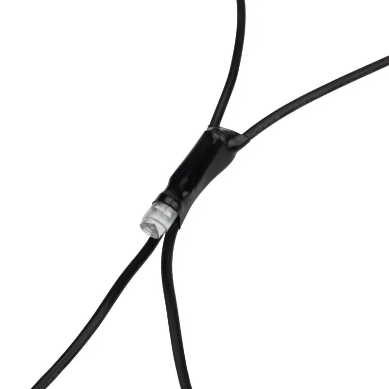 Гирлянда светодиодная Сеть треугольная 1,5х2х2м 136 LED МУЛЬТИ черный ПВХ IP65 свечение с динамикой 230В контроллер в комплекте NEON-NIGHT - Фото 4