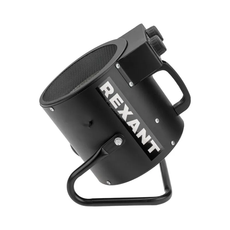 Пушка тепловая электрическая, круглая, регулировка угла наклона, ТЭН, 2кВт REXANT - Фото 4