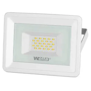 Прожектор светодиодный СДО 20Вт 1700лм 5500K IP65 белый (20шт/уп) WOLTA WFL-20W/06W