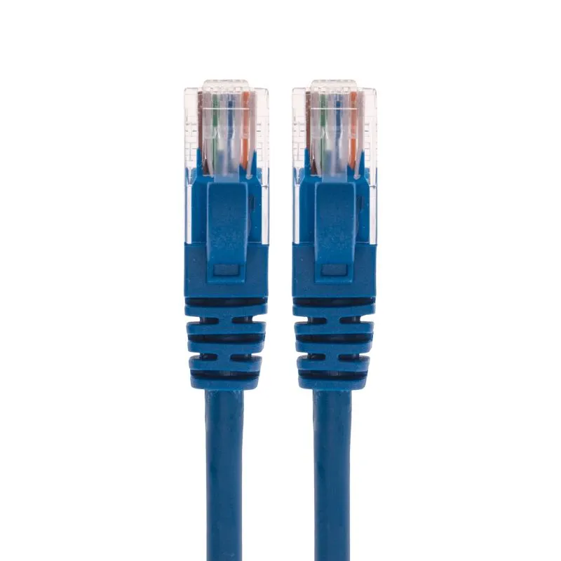 Патч-корд U/UTP, CAT 5e, RJ45-RJ45, 26AWG, LSZH, синий, 0,3м REXANT - Фото 2