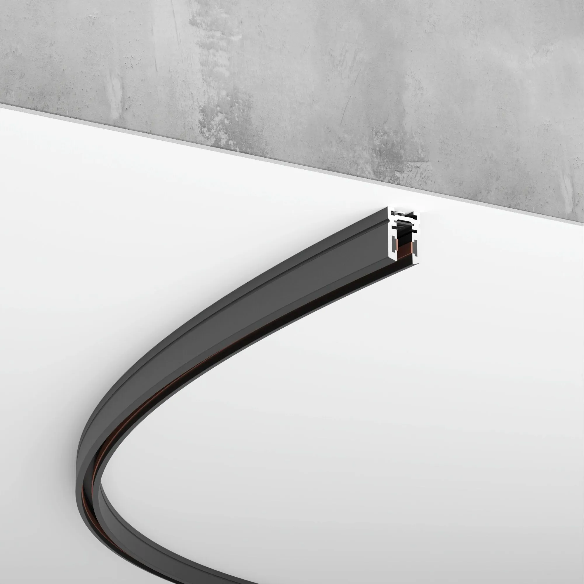 Mini Magnetic Шинопровод накладной (черный) Ø900 мм - Фото 6