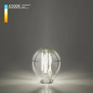 Лампа светодиодная филаментная Mini Classic 6W 6500K E27 (G45 тонированный) BLE2758 Elektrostandard a056255