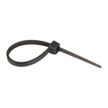 Хомут нейлоновый черный (2,5х80) (100шт.) EKF