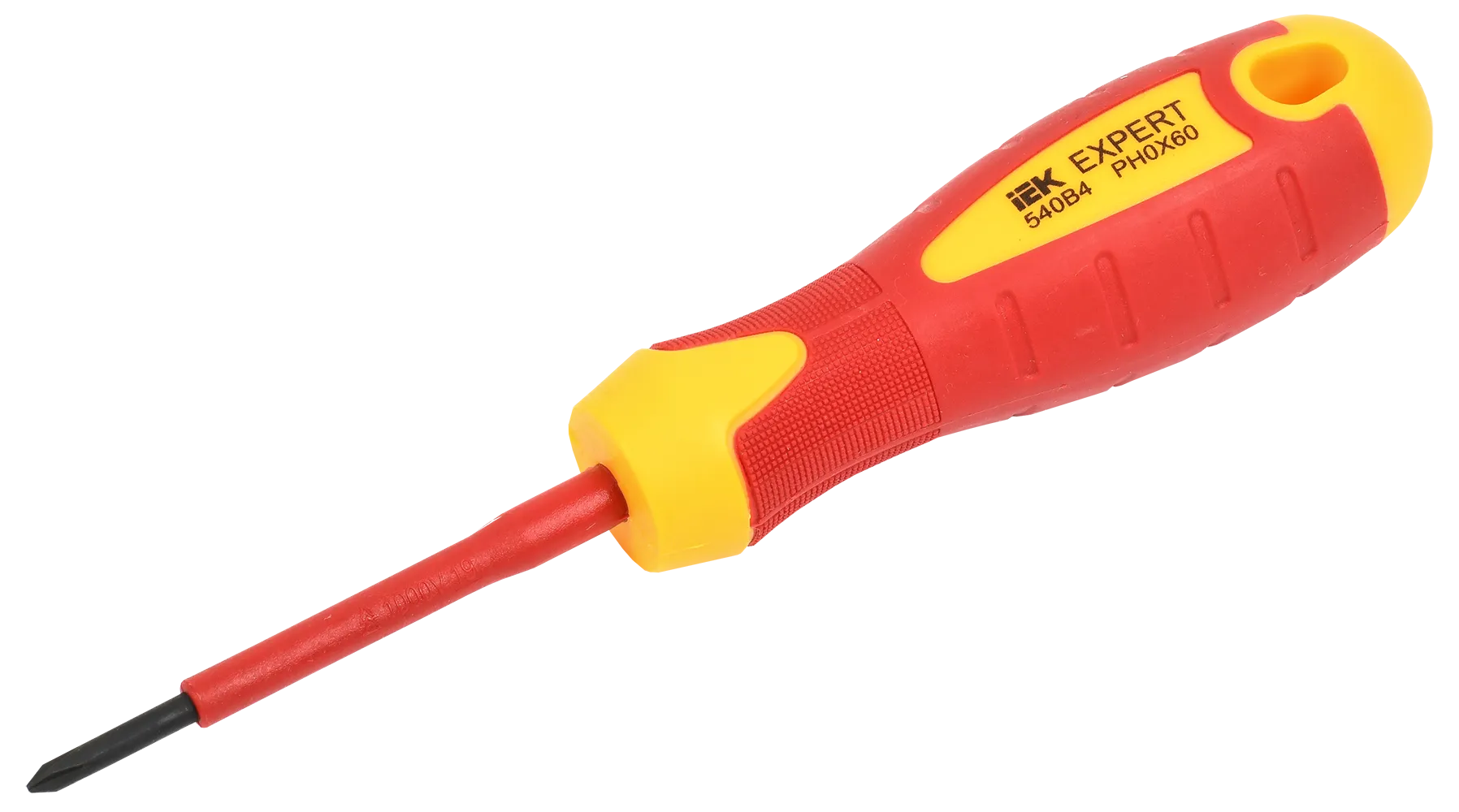 Отвертка крестовая EXPERT Ph0х60мм 1000В IEK