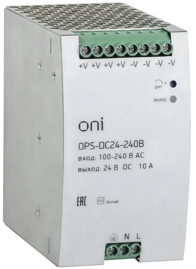 Блок питания OPS 220В AC/24В DC 10А 240Вт ONI OPS-DC24-240B